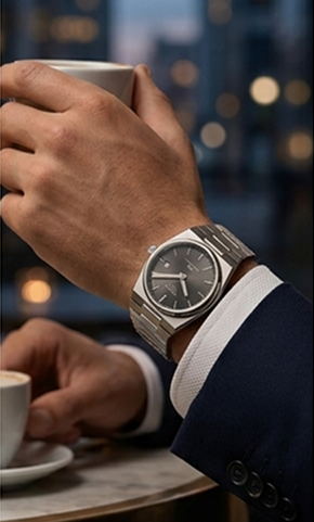 Apex Executive Steel Watch – Minimal Luxury for Modern Leaders