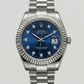 Rolex Oyster Perpetual Datejust Blue Dial Diamond Markers – Stainless Steel