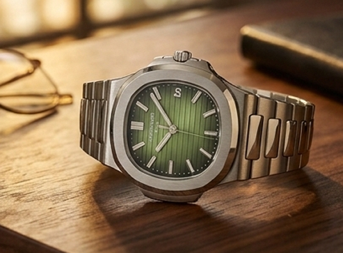 Nautilus-Inspired Luxury Watch: Upgrade Your Wrist Game & Look Sharp.